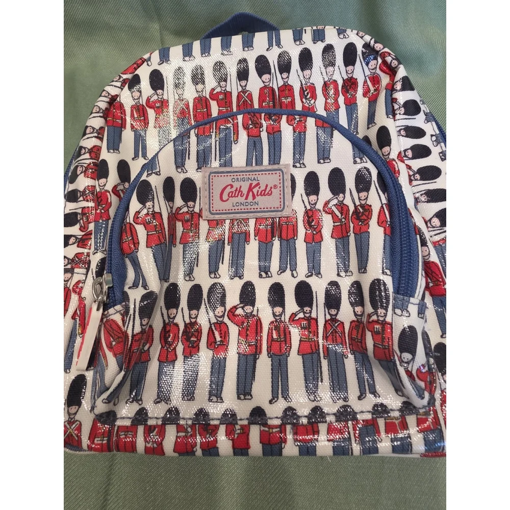 NWT Cath Kidston Mini Backpack Purse London Royal Guard Soldiers Retro England